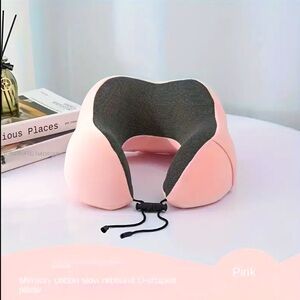 🆕 Memory Foam Travel Pillow - Portable Neck Support for Aircraft, Vehicle Trips